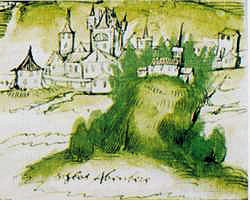 Kartenauschnitt von 1537