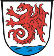 Wappen des Klosters Reichenbach mit dem Drachen der Diepoldinger
