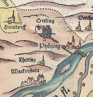 Hist. Kartenausschnitt Appian 1568