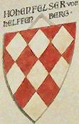 Wappen der Hohenfelser zu Helfenberg in der Klosterkirche Kastl