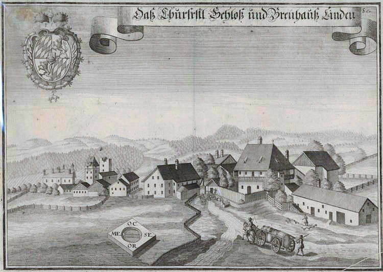 Ortsansicht von Wening 1726