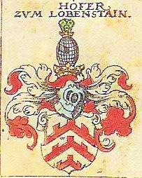 Wappen der Hofer zu Lobenstein bei Siebmacher 1609