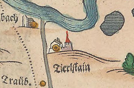 Kartenausschnitt Apian 1568