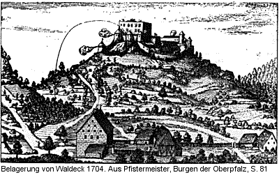 Die Belagerung von Waldeck 1704