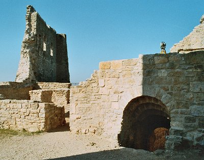 Kapelle nach den Ausgrabungen