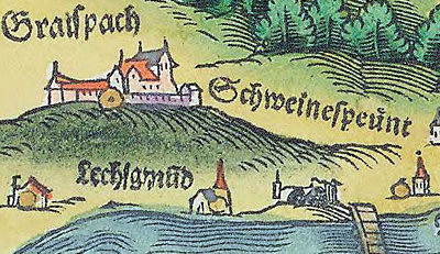 Kartenausschnitt bei Apian 1563